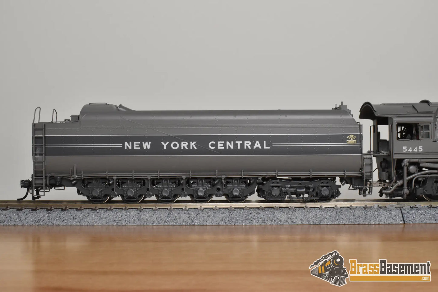 HO Brass - PSC 18254.1 NYC 1945 Era Streamlined Dreyfuss Hudson #5445 PT-4 Centipede Tender - #7/17 FP Boo-Rim