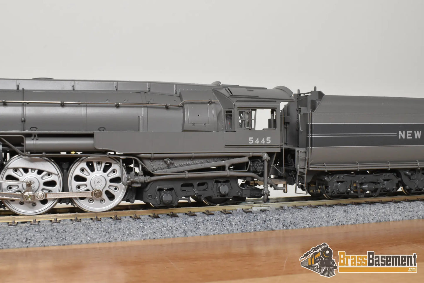 HO Brass - PSC 18254.1 NYC 1945 Era Streamlined Dreyfuss Hudson #5445 PT-4 Centipede Tender - #7/17 FP Boo-Rim