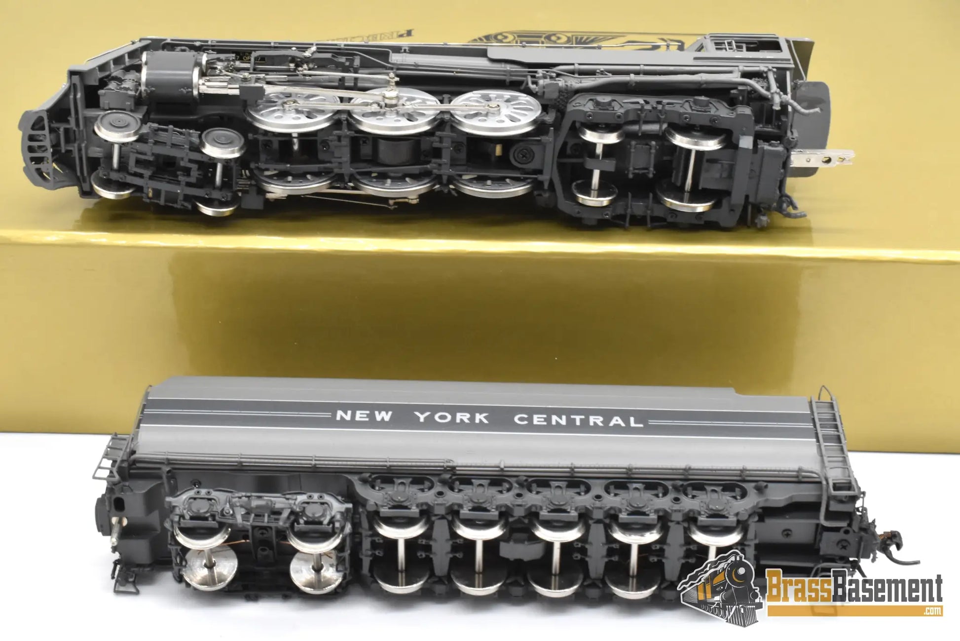 HO Brass - PSC 18254.1 NYC 1945 Era Streamlined Dreyfuss Hudson #5445 PT-4 Centipede Tender - #7/17 FP Boo-Rim