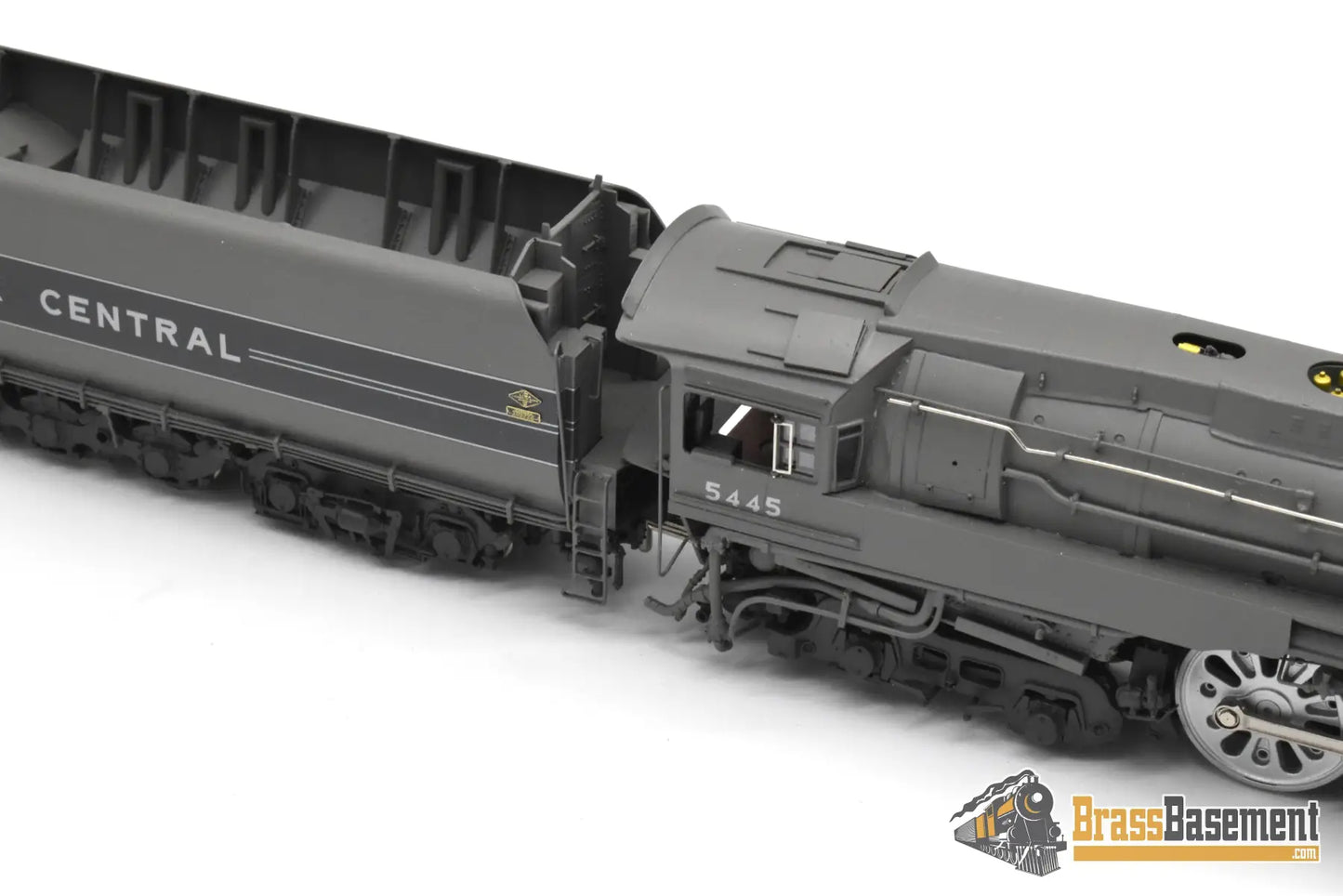 HO Brass - PSC 18254.1 NYC 1945 Era Streamlined Dreyfuss Hudson #5445 PT-4 Centipede Tender - #7/17 FP Boo-Rim