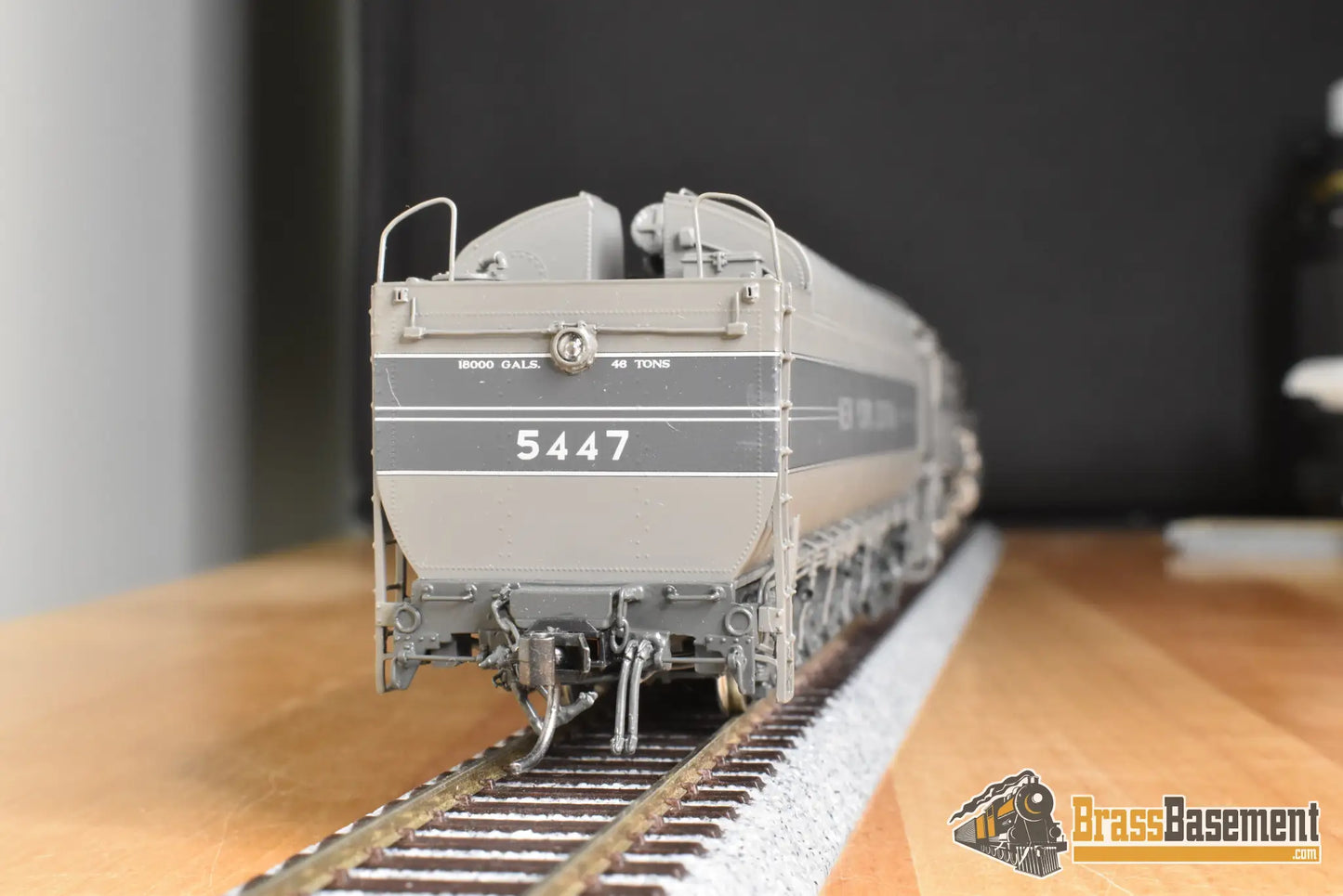 HO Brass - PSC 18256.1 NYC 1945 Era Streamlined Dreyfuss Hudson J3a 4-6-4 #5447 PT-4 Centipede Tender - #4/16 FP
