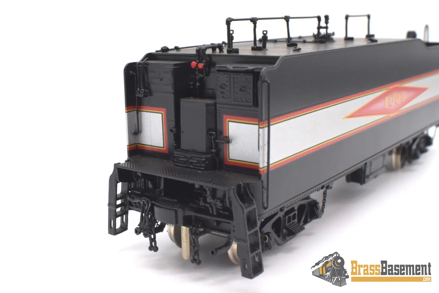 Ho Brass - Psc 18462.1 Slsf Frisco Streamlined 4 - 6 - 4 Hudson Diamond Logo Silver Bands Mint Steam
