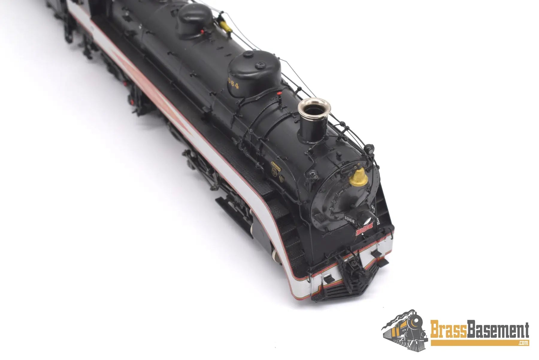 Ho Brass - Psc 18462.1 Slsf Frisco Streamlined 4 - 6 - 4 Hudson Diamond Logo Silver Bands Mint Steam