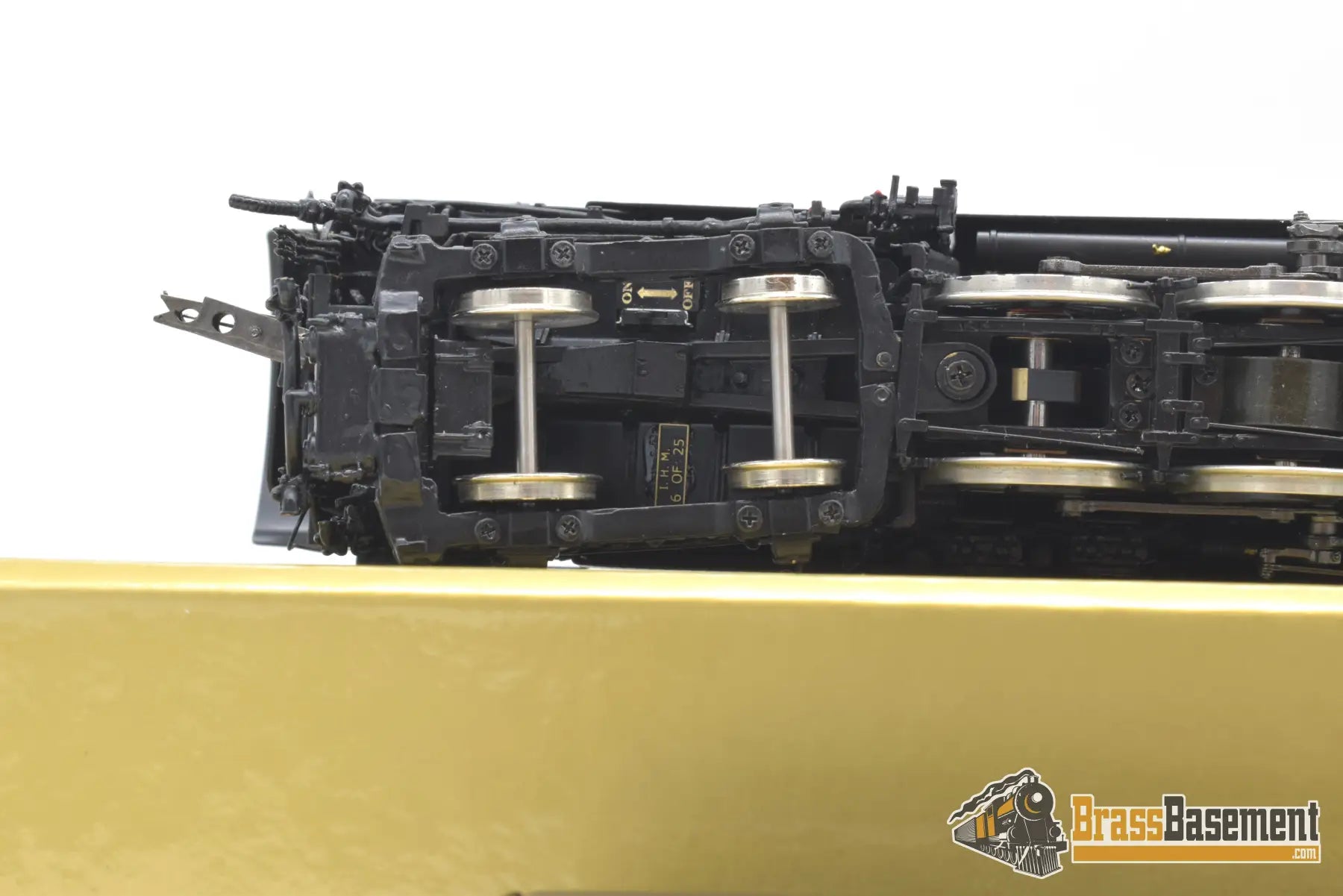 Ho Brass - Psc 18462.1 Slsf Frisco Streamlined 4 - 6 - 4 Hudson Diamond Logo Silver Bands Mint Steam