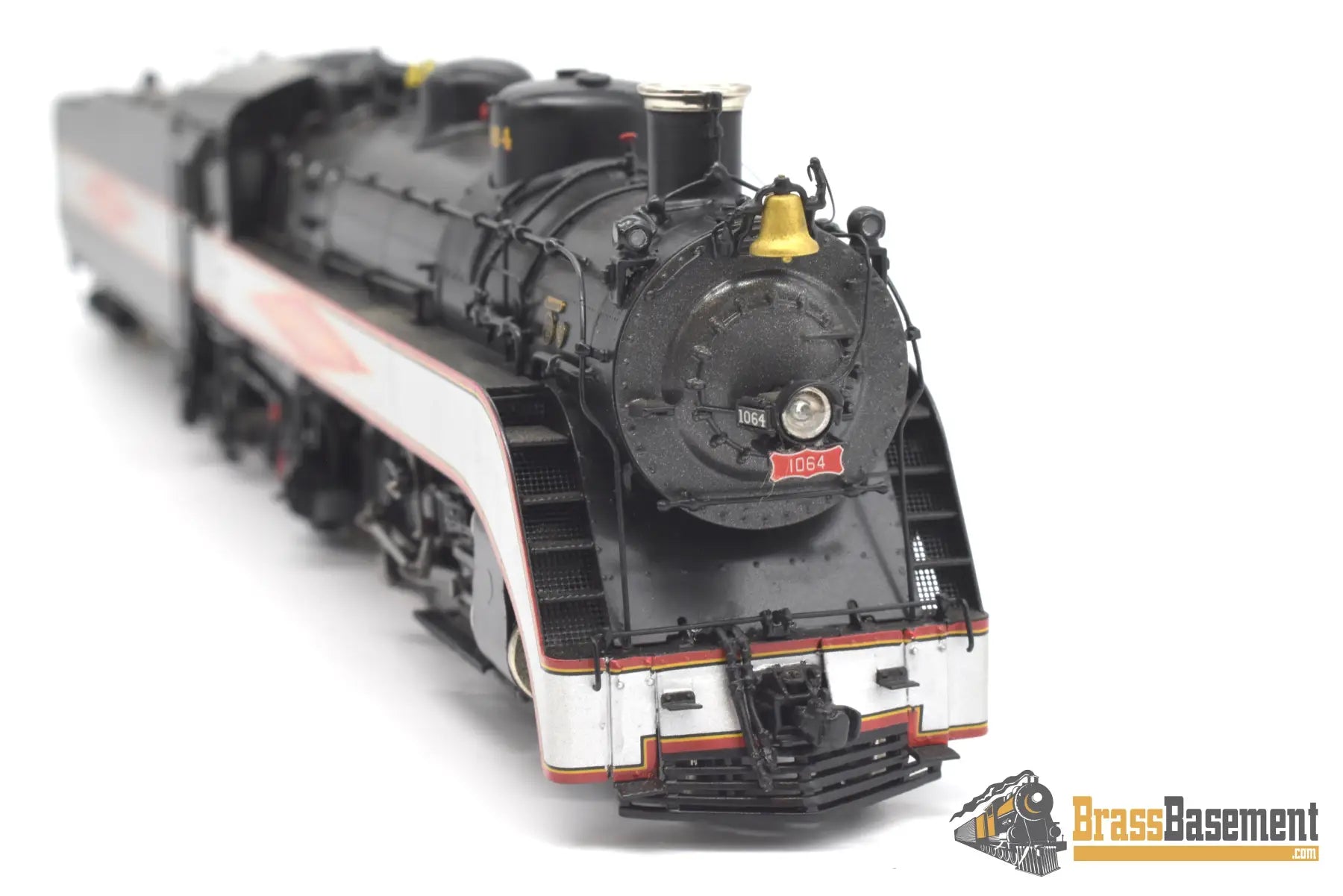Ho Brass - Psc 18462.1 Slsf Frisco Streamlined 4 - 6 - 4 Hudson Diamond Logo Silver Bands Mint Steam