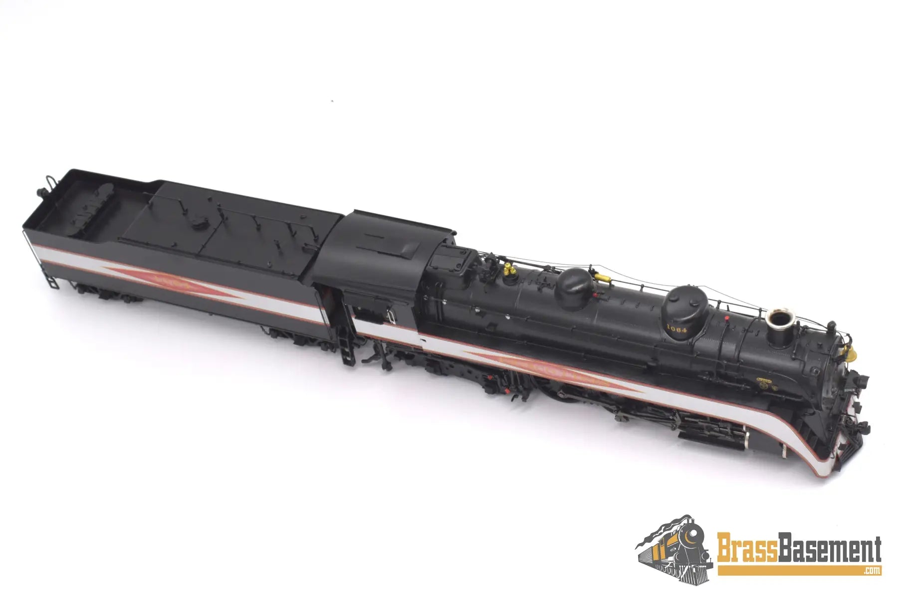 Ho Brass - Psc 18462.1 Slsf Frisco Streamlined 4 - 6 - 4 Hudson Diamond Logo Silver Bands Mint Steam