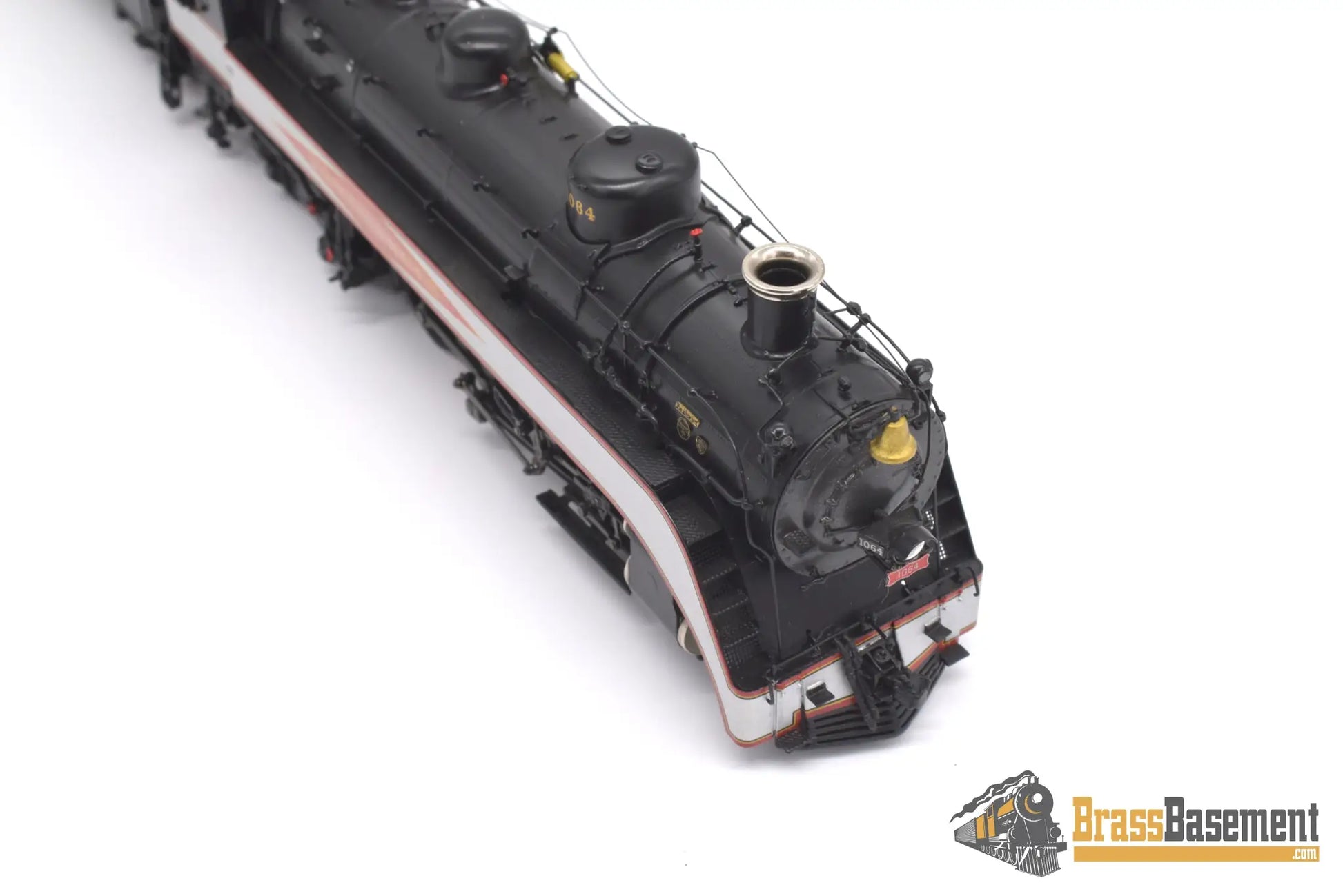 Ho Brass - Psc 18462.1 Slsf Frisco Streamlined 4 - 6 - 4 Hudson Diamond Logo Silver Bands Mint Steam