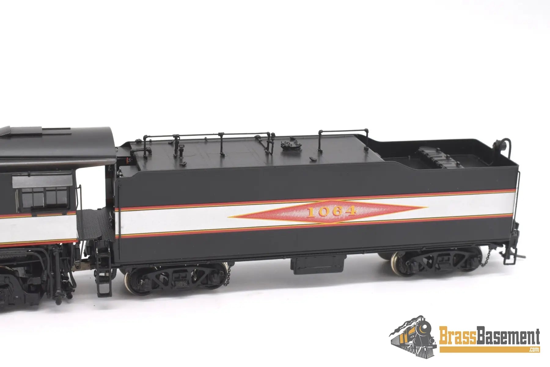 Ho Brass - Psc 18462.1 Slsf Frisco Streamlined 4 - 6 - 4 Hudson Diamond Logo Silver Bands Mint Steam