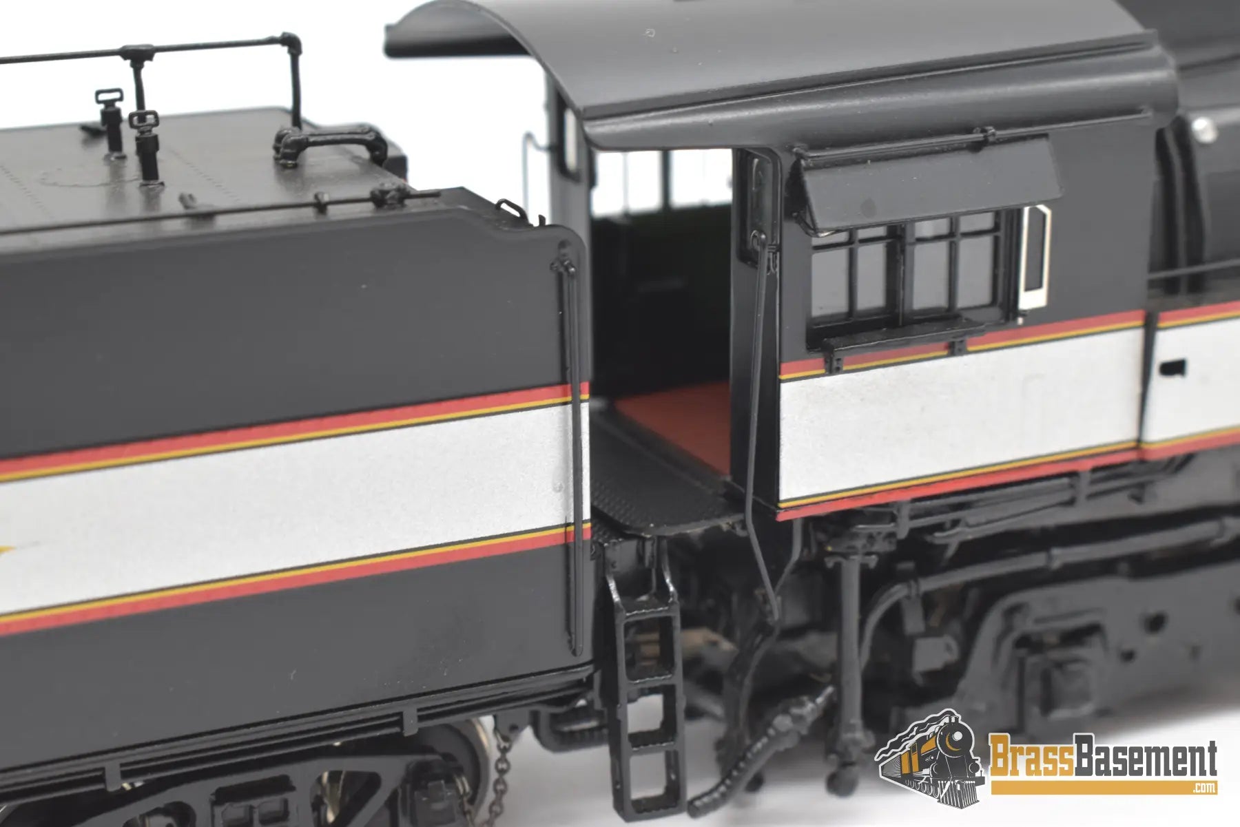 Ho Brass - Psc 18462.1 Slsf Frisco Streamlined 4 - 6 - 4 Hudson Diamond Logo Silver Bands Mint Steam