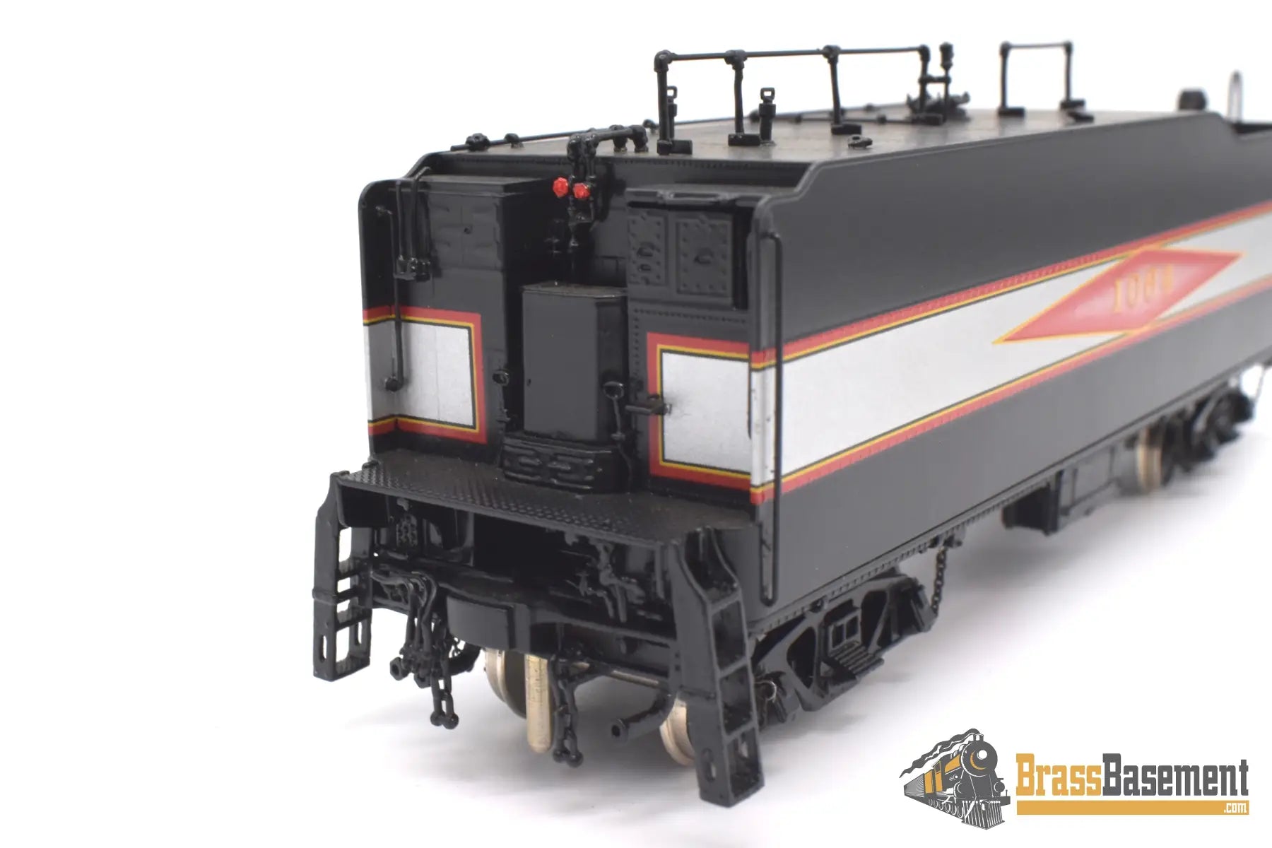 Ho Brass - Psc 18462.1 Slsf Frisco Streamlined 4 - 6 - 4 Hudson Diamond Logo Silver Bands Mint Steam