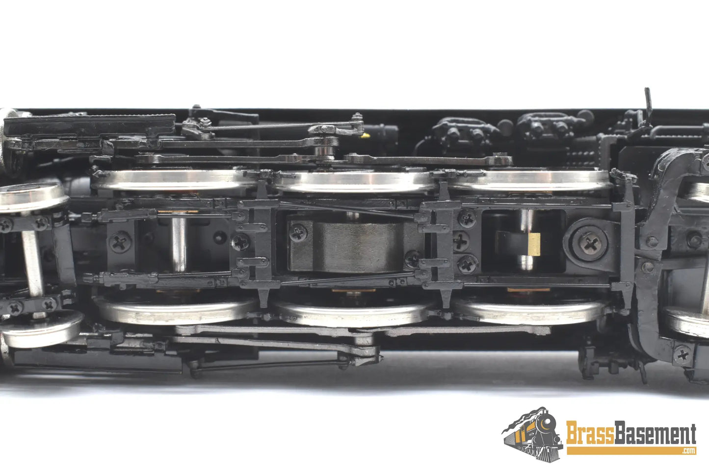Ho Brass - Psc 18462.1 Slsf Frisco Streamlined 4-6-4 Hudson Diamond Logo Silver Bands C7 + Steam