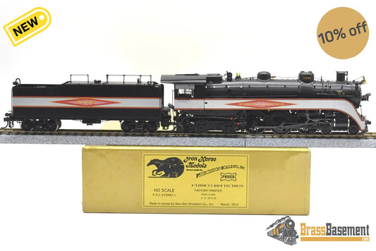 Ho Brass - Psc 18462.1 Slsf Frisco Streamlined 4-6-4 Hudson Diamond Logo Silver Bands C7 + Steam