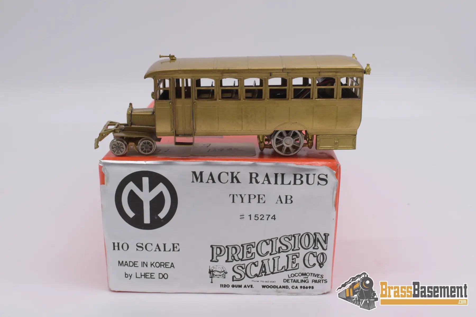 Ho Brass - Psc Mack Railbus Type ‘Ab’ Unpainted