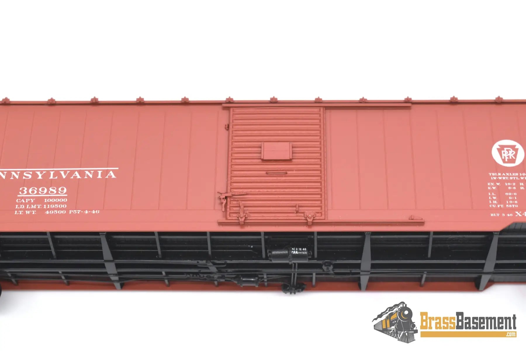 Ho Brass - Rail Classics Prr X - 40A Single Door Excess Height Boxcar F/P Boo - Rim Freight