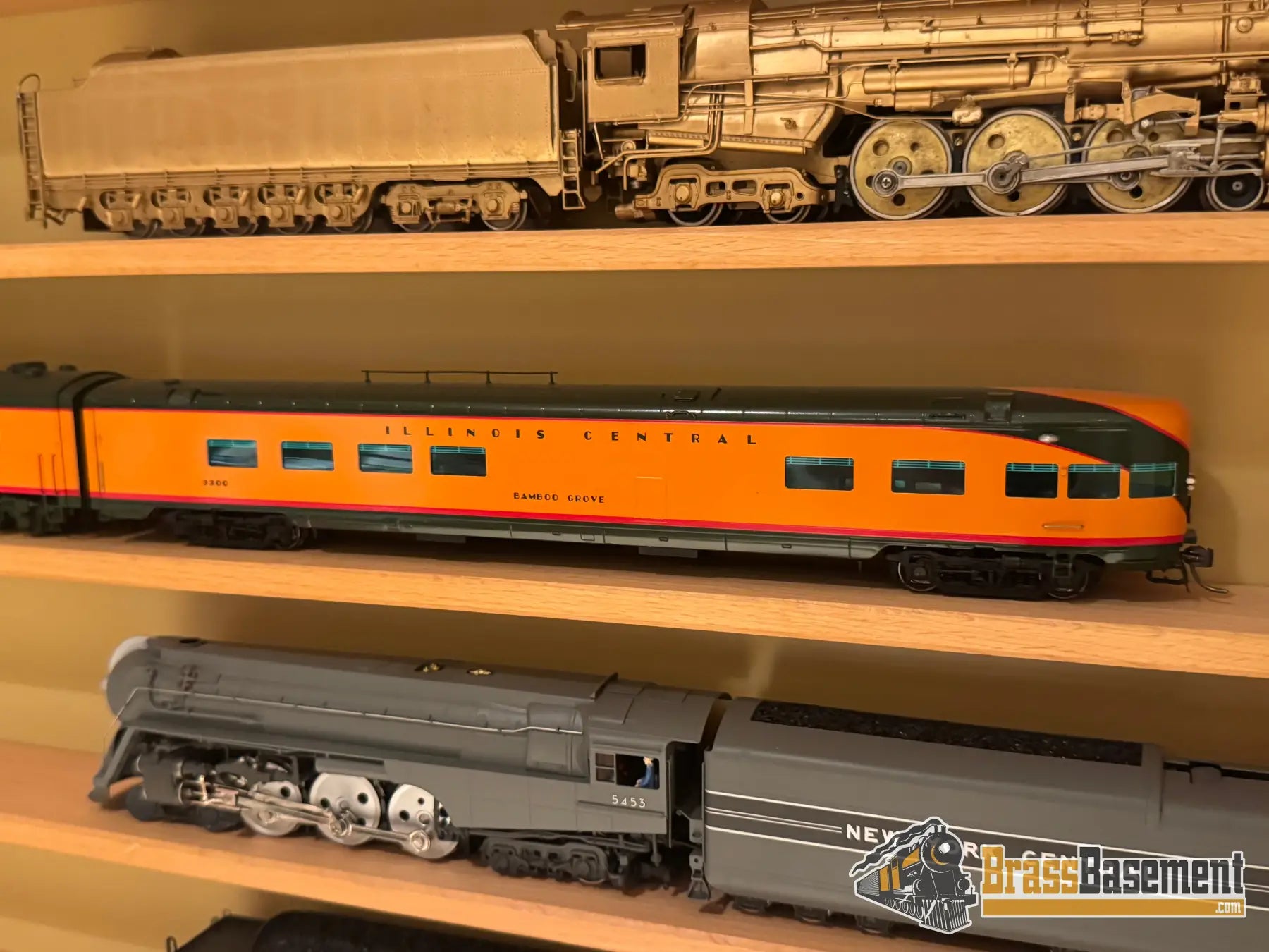 HO Brass - Railway Classics IC01 Illinois Central IC 1940 City of Miami 7-Car Set - W/ Interiors Passenger