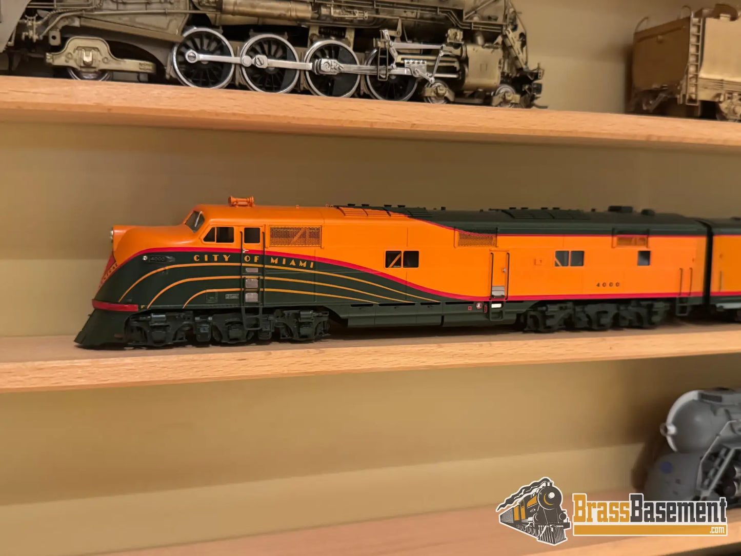 HO Brass - Railway Classics IC01 Illinois Central IC 1940 City of Miami 7-Car Set - W/ Interiors Passenger