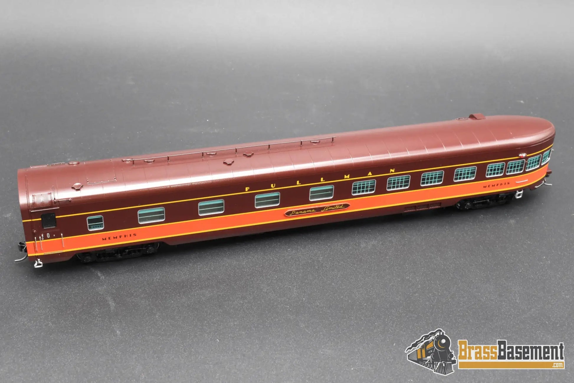 HO Brass – Railway Classics IC Diner-Lounge-Observation ‘Memphis’ – F/P – Mint HO Brass Passenger Car