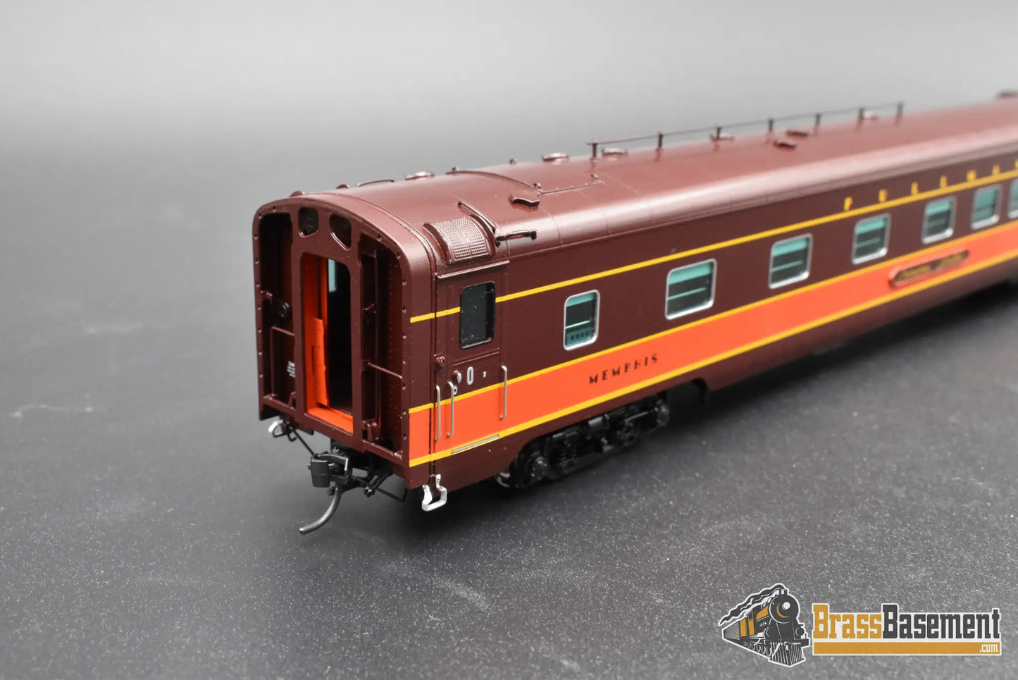 HO Brass – Railway Classics IC Diner-Lounge-Observation ‘Memphis’ – F/P – Mint HO Brass Passenger Car