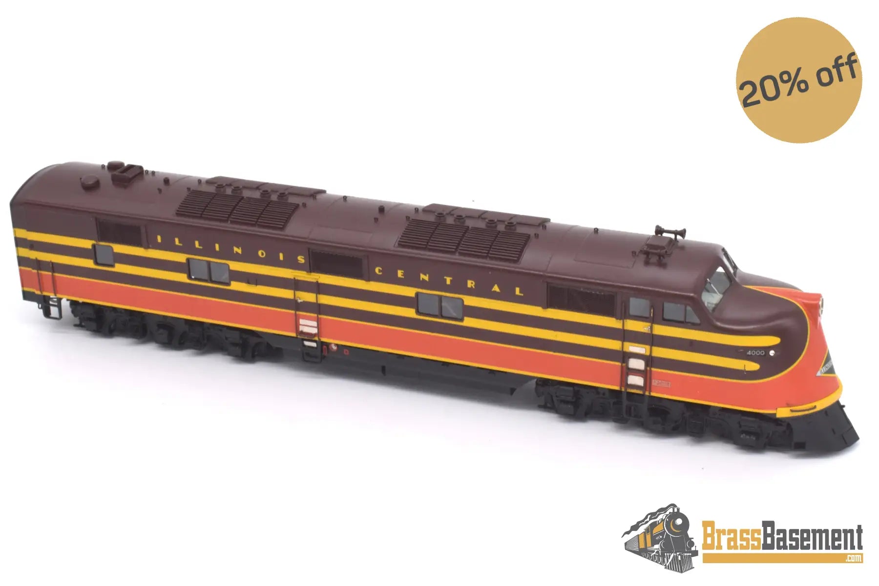 Ho Brass - Railway Classics Ice6A43 Illinois Central E6A ’City Of Miami’ 1943 Paint Scheme Diesel
