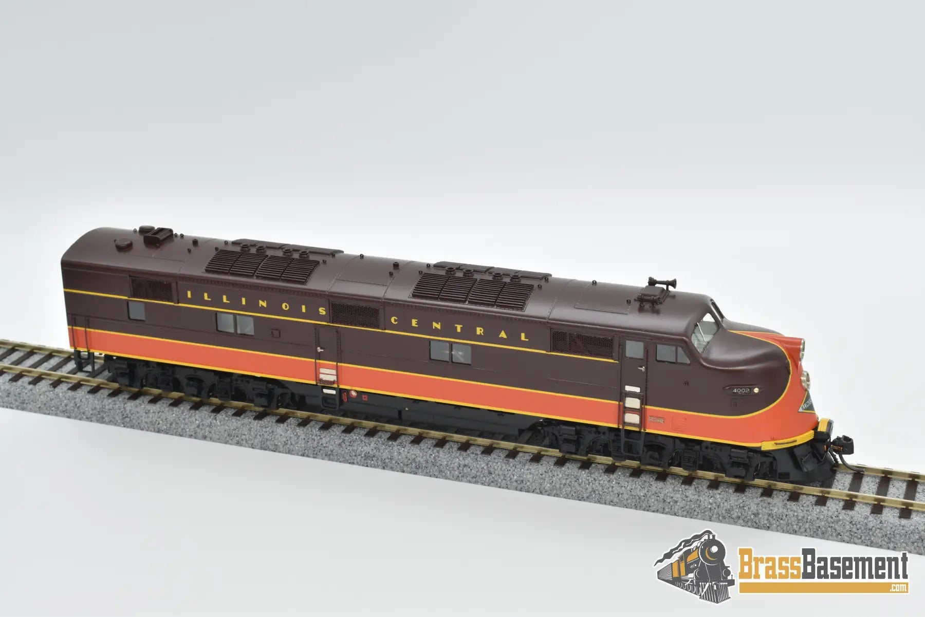 Ho Brass - Railway Classics Ice6Aa6Pl Illinois Central E6 Aa Set 1946 Scheme Diesel