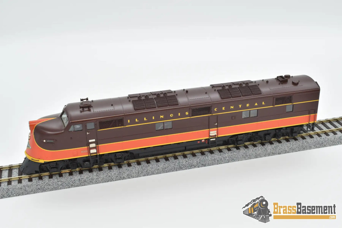 Ho Brass - Railway Classics Ice6Aa6Pl Illinois Central E6 Aa Set 1946 Scheme Diesel