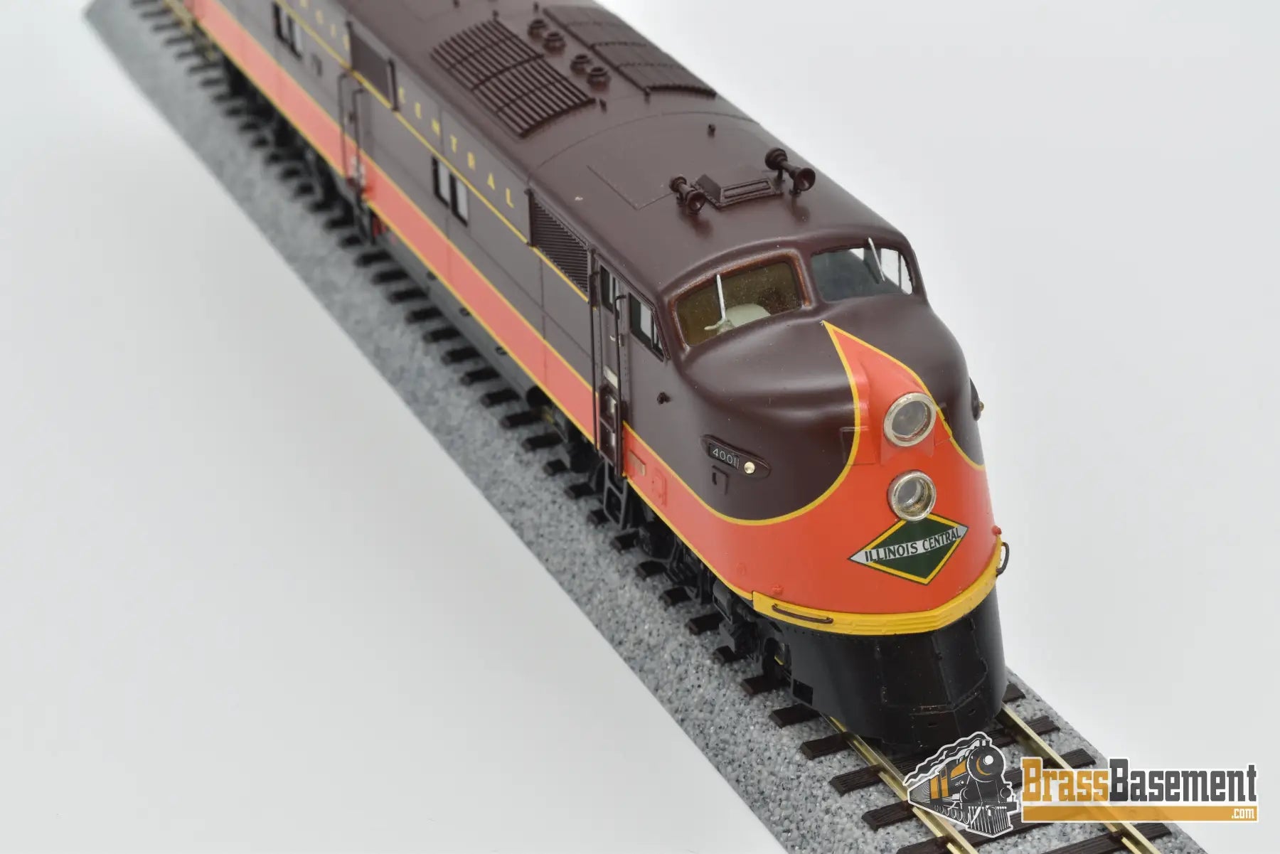 Ho Brass - Railway Classics Ice6Aa6Pl Illinois Central E6 Aa Set 1946 Scheme Diesel