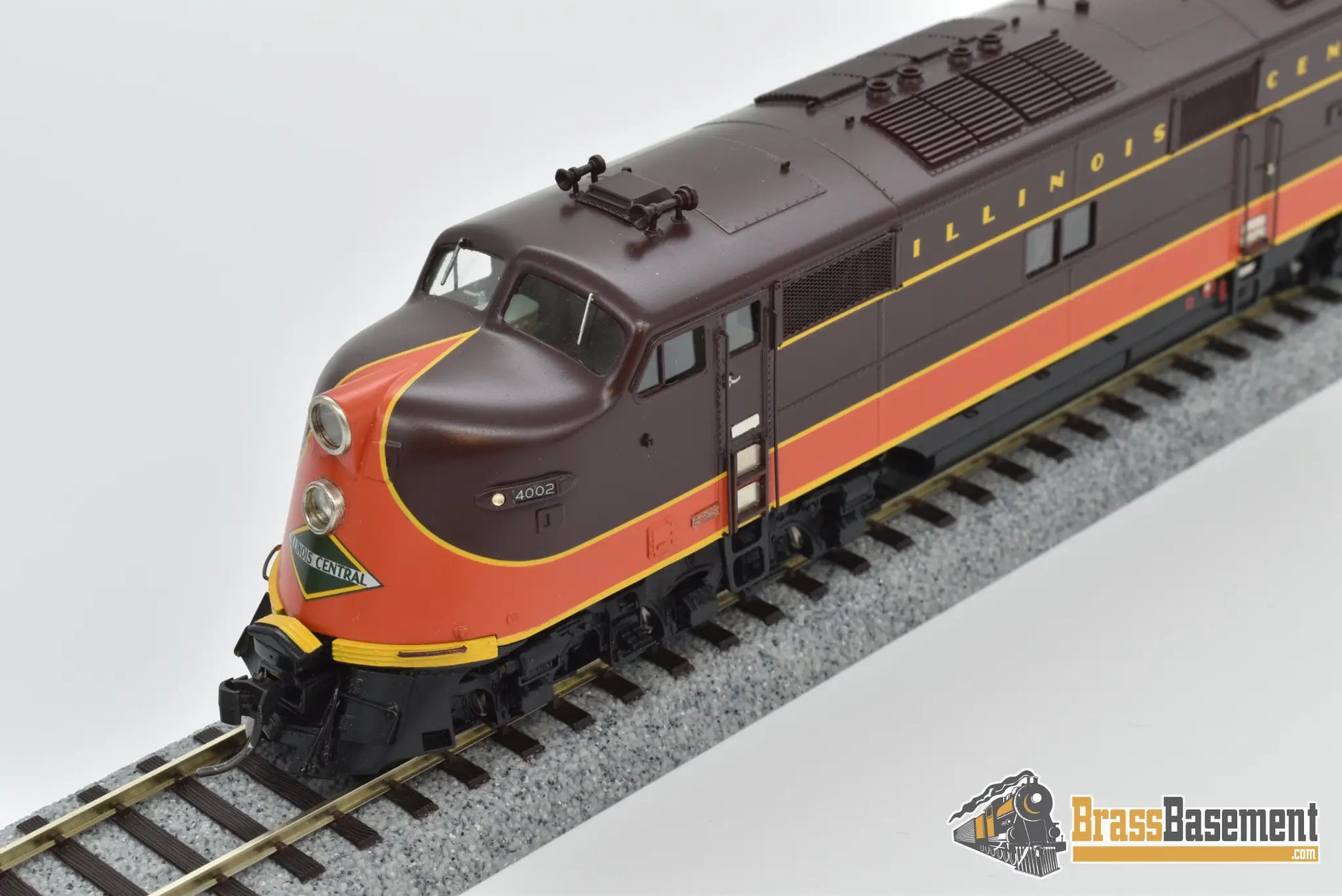 Ho Brass - Railway Classics Ice6Aa6Pl Illinois Central E6 Aa Set 1946 Scheme Diesel