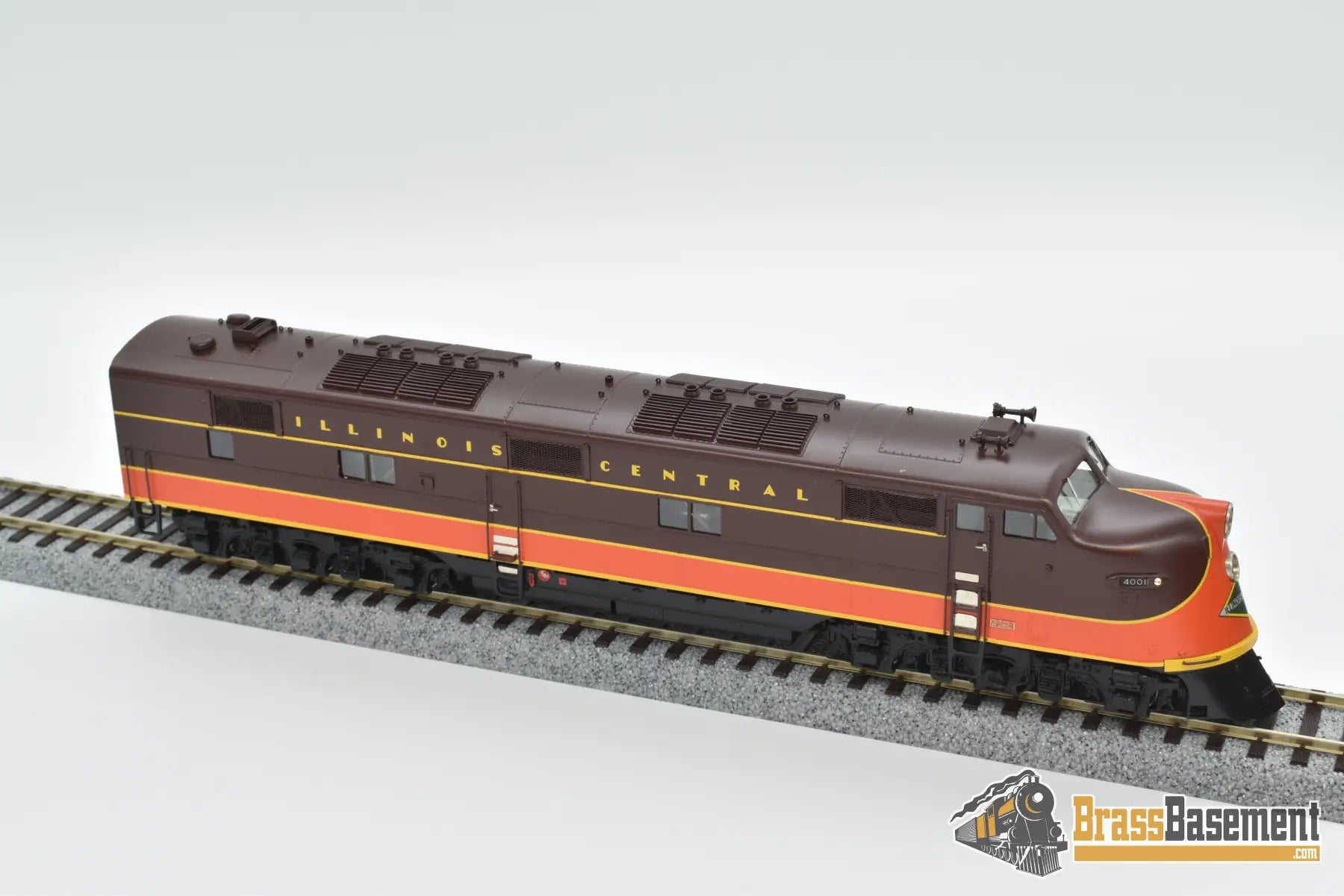 Ho Brass - Railway Classics Ice6Aa6Pl Illinois Central E6 Aa Set 1946 Scheme Diesel