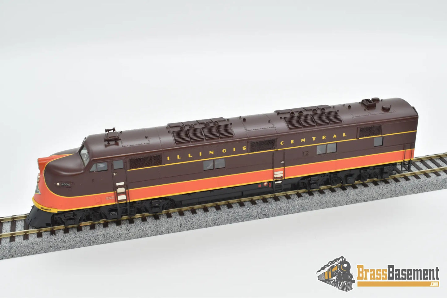 Ho Brass - Railway Classics Ice6Aa6Pl Illinois Central E6 Aa Set 1946 Scheme Diesel