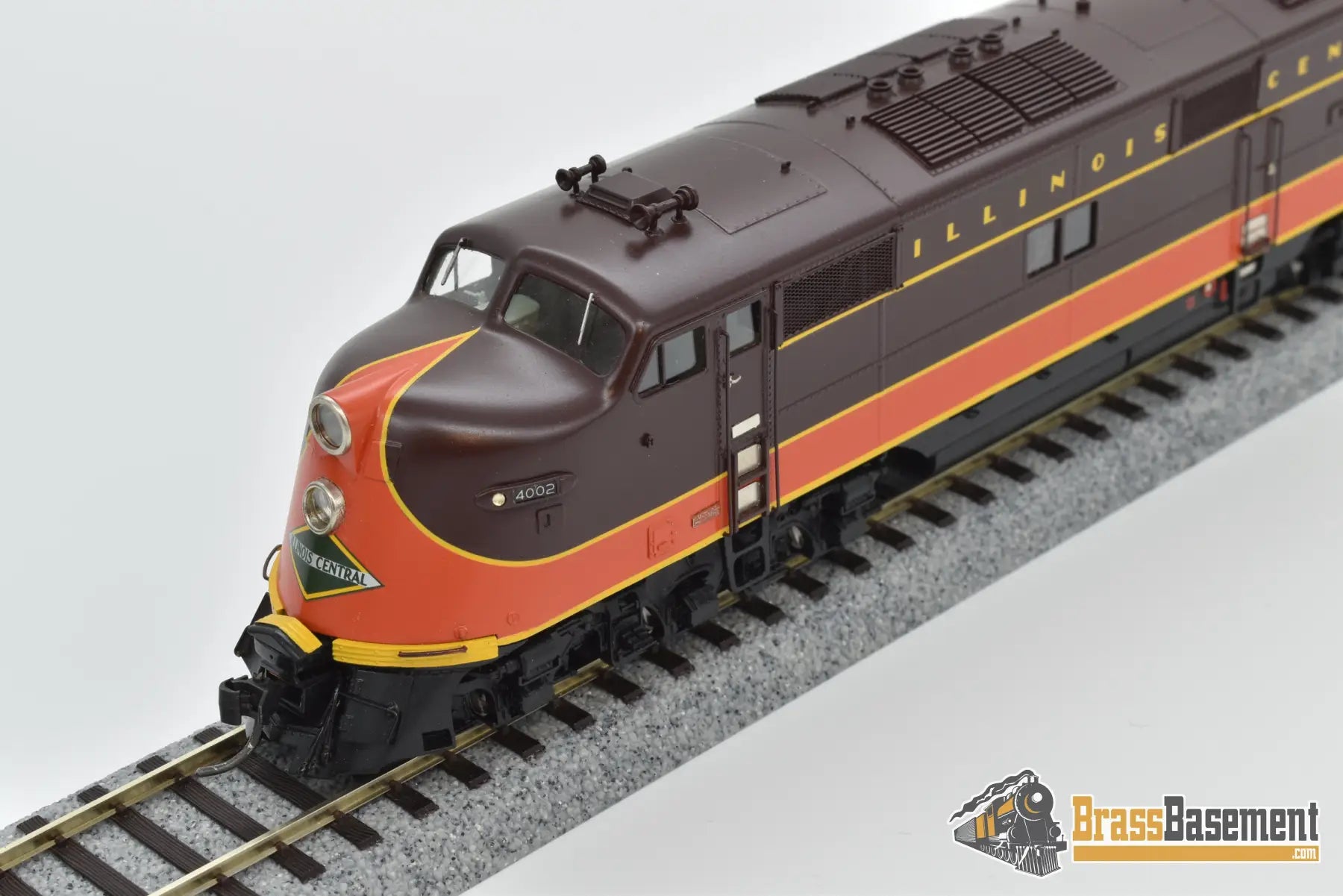 Ho Brass - Railway Classics Ice6Aa6Pl Illinois Central E6 Aa Set 1946 Scheme Diesel