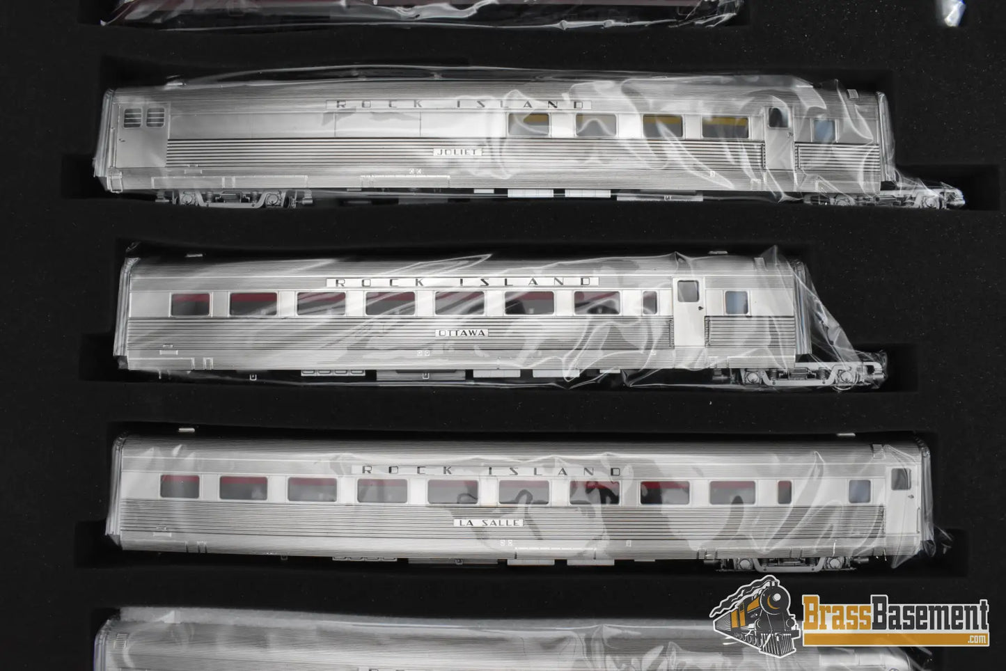 HO Brass - Railway Classics PR Peoria Rocket 1937 TA Diesel #601 w/ 4 Car Set - 1of25 Passenger