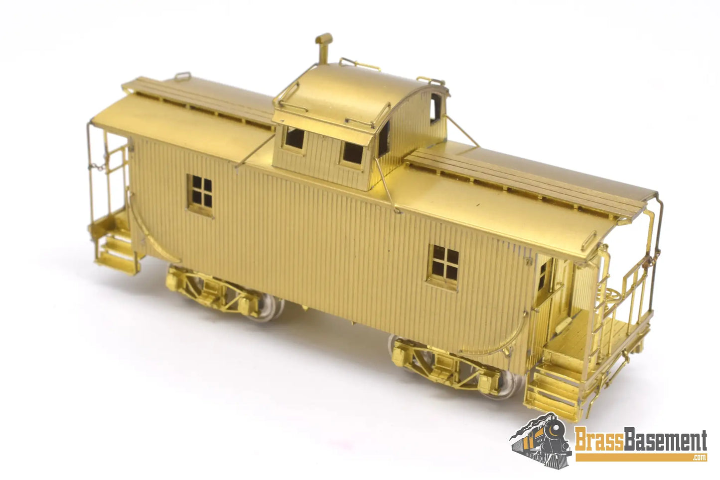 Ho Brass - Railworks Pennsylvania Prr N - 6B Center Narrow Cupola Caboose Unpainted Mint