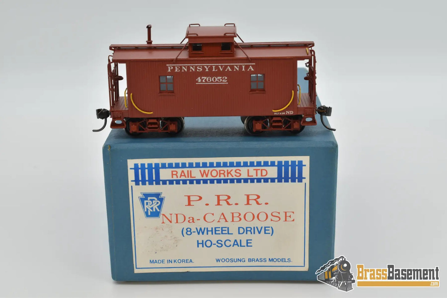 Ho Brass - Railworks Pennsylvania Prr Nda Caboose Pro Paint