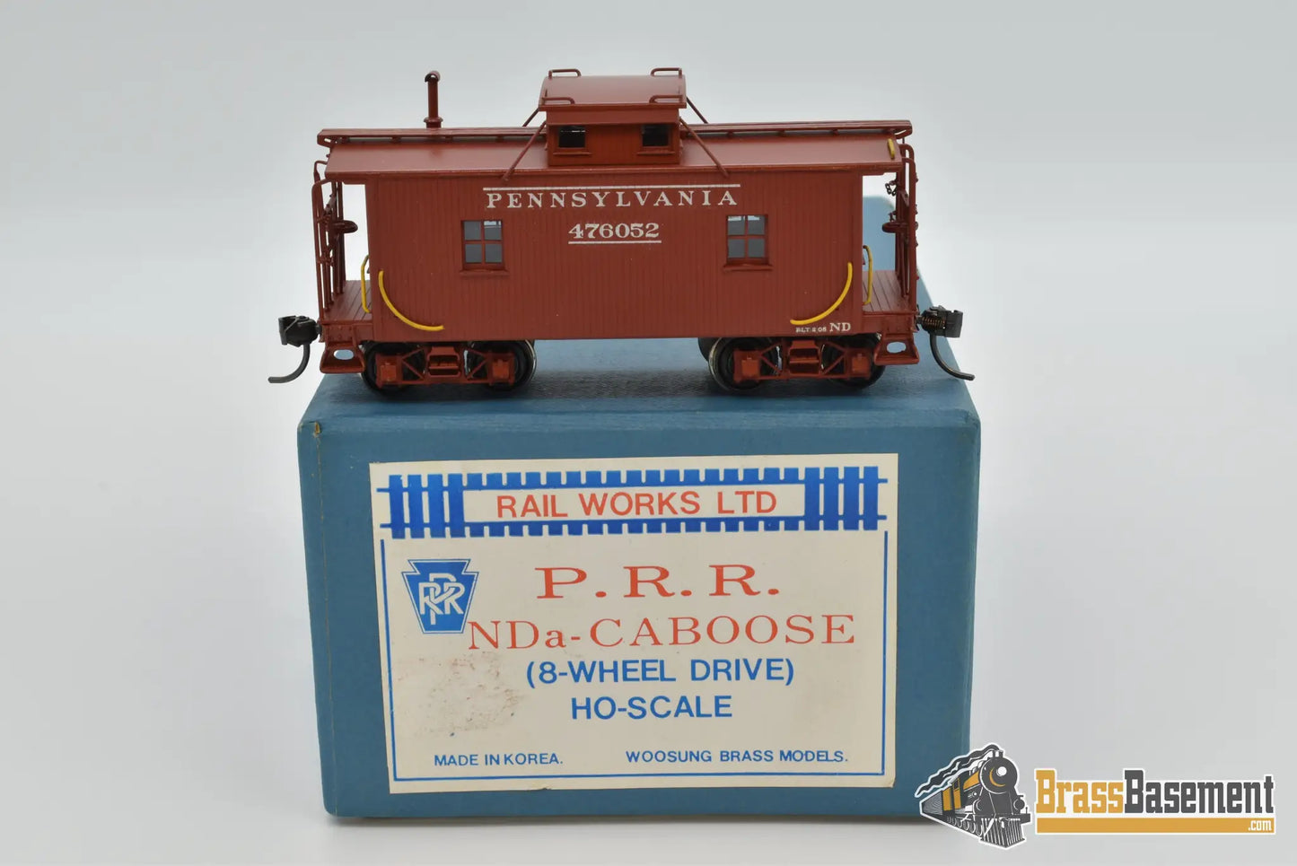 Ho Brass - Railworks Pennsylvania Prr Nda Caboose Pro Paint