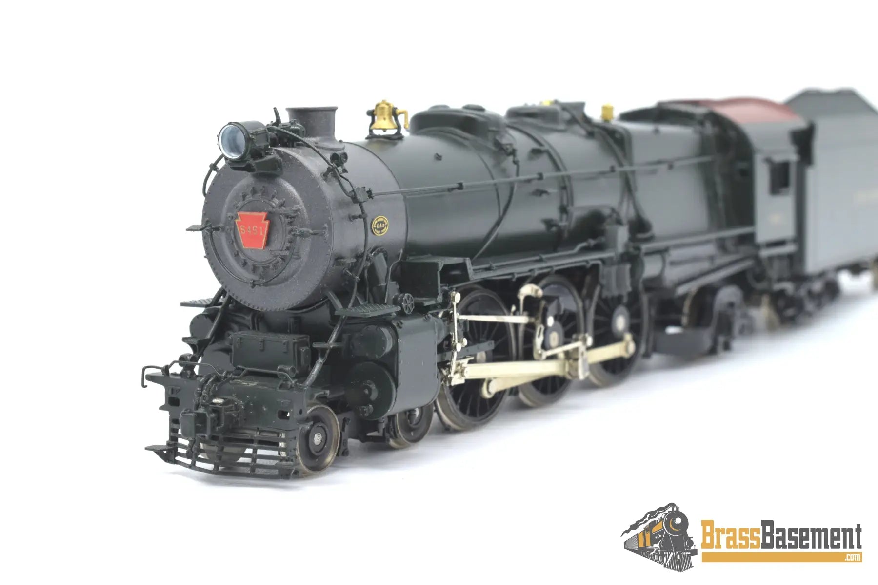 Ho Brass - Railworks Pennsylvania Railroad Prr K - 4S 4 - 6 - 2 Pacific #5451 Factory Paint Dcc