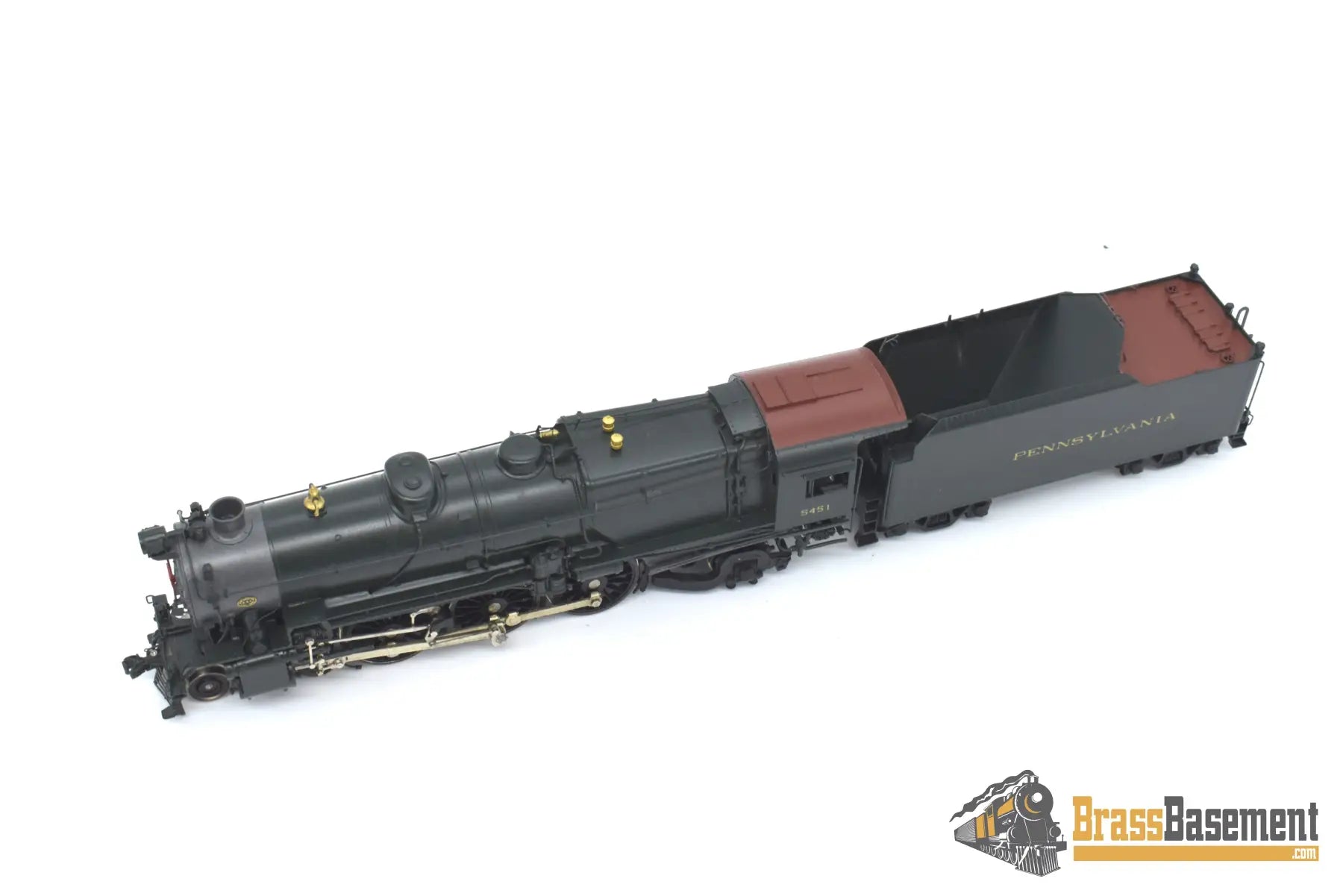 Ho Brass - Railworks Pennsylvania Railroad Prr K - 4S 4 - 6 - 2 Pacific #5451 Factory Paint Dcc