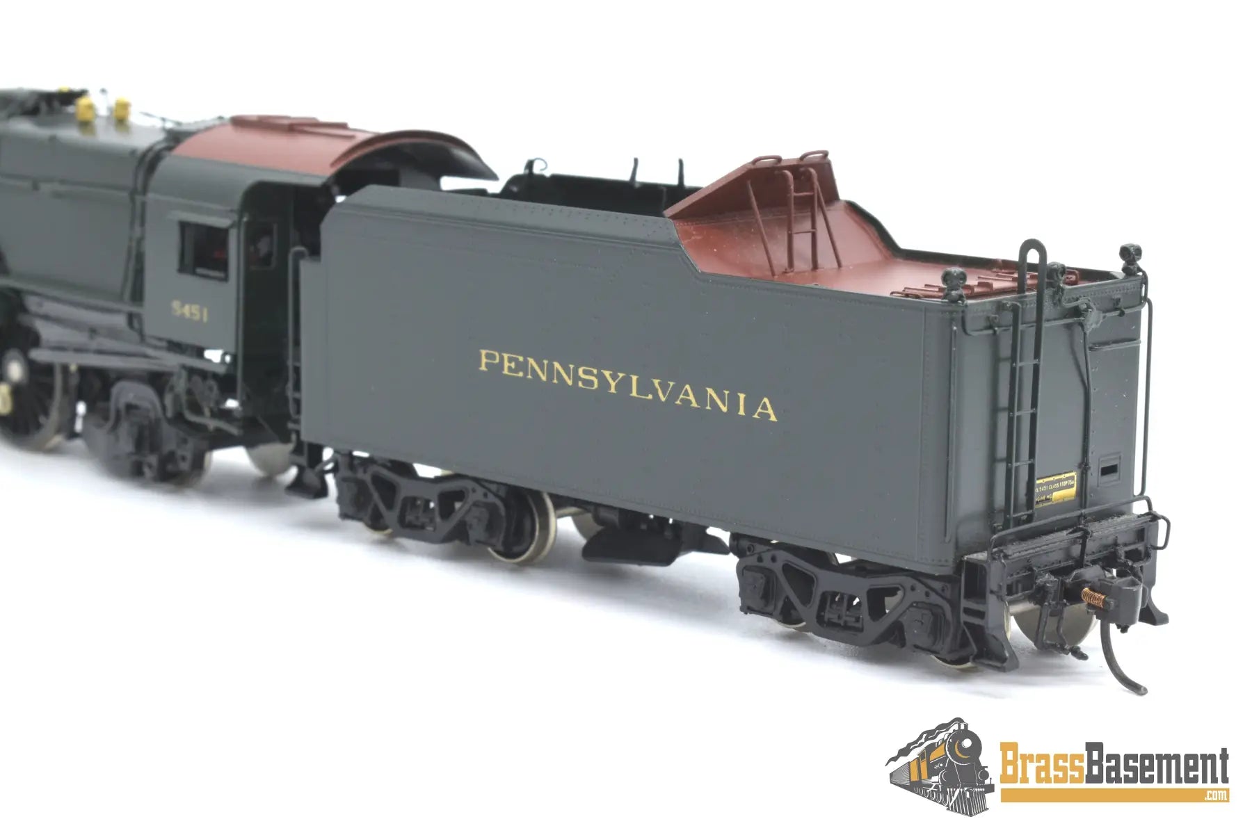 Ho Brass - Railworks Pennsylvania Railroad Prr K - 4S 4 - 6 - 2 Pacific #5451 Factory Paint Dcc