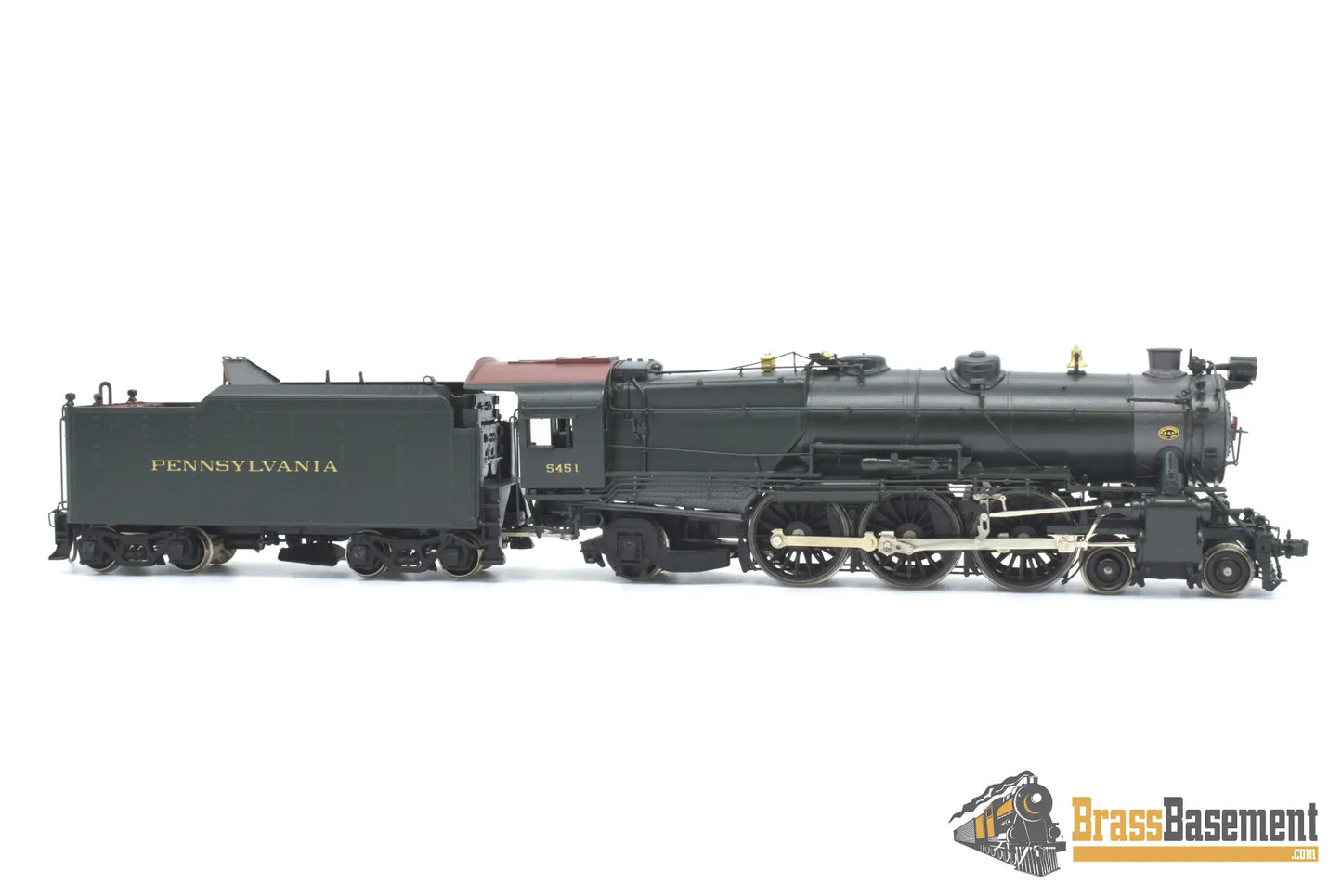 Ho Brass - Railworks Pennsylvania Railroad Prr K - 4S 4 - 6 - 2 Pacific #5451 Factory Paint Dcc