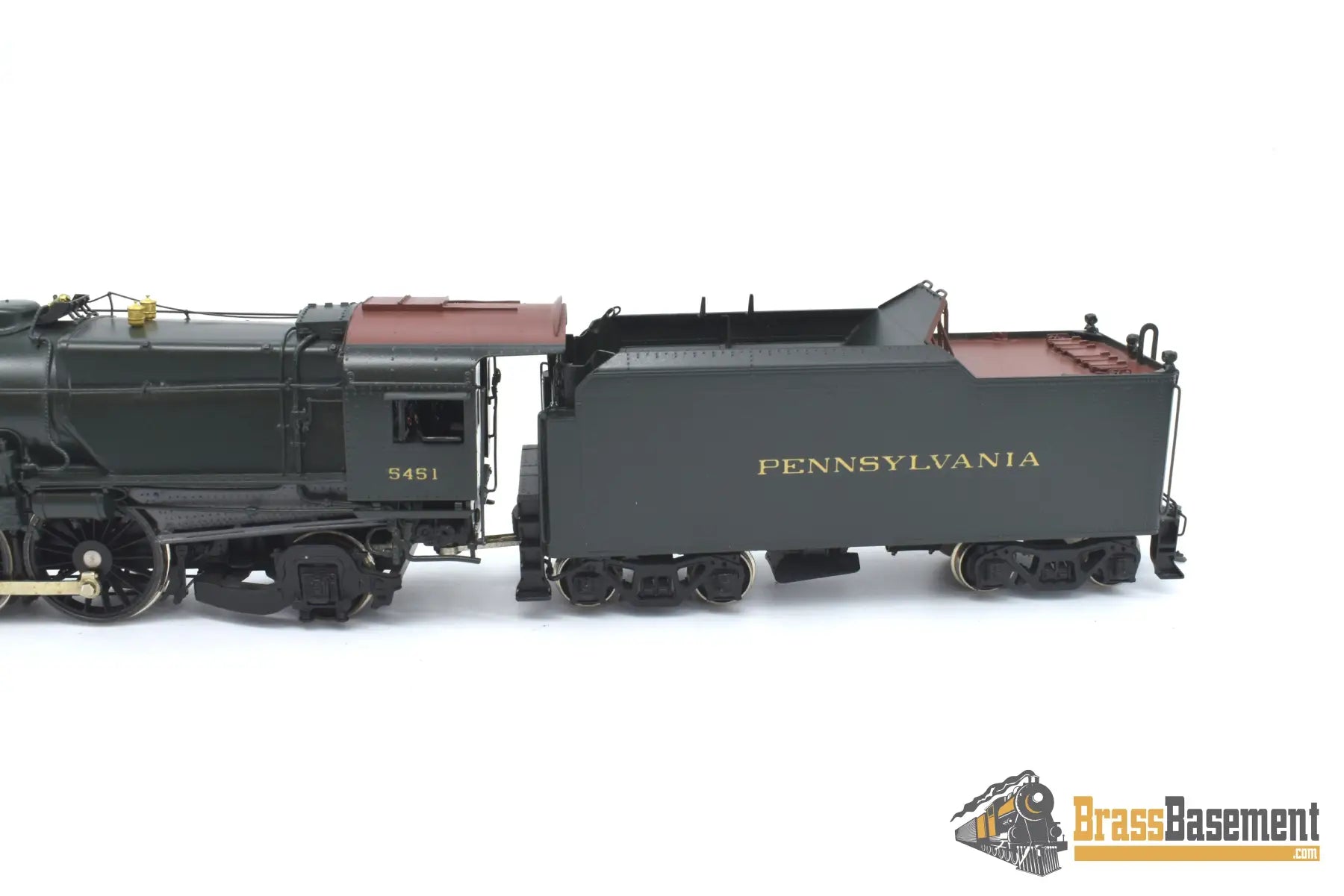 Ho Brass - Railworks Pennsylvania Railroad Prr K - 4S 4 - 6 - 2 Pacific #5451 Factory Paint Dcc