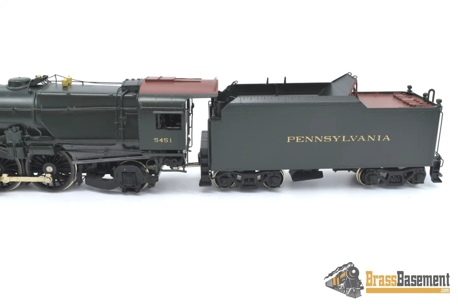 Ho Brass - Railworks Pennsylvania Railroad Prr K - 4S 4 - 6 - 2 Pacific #5451 Factory Paint Dcc
