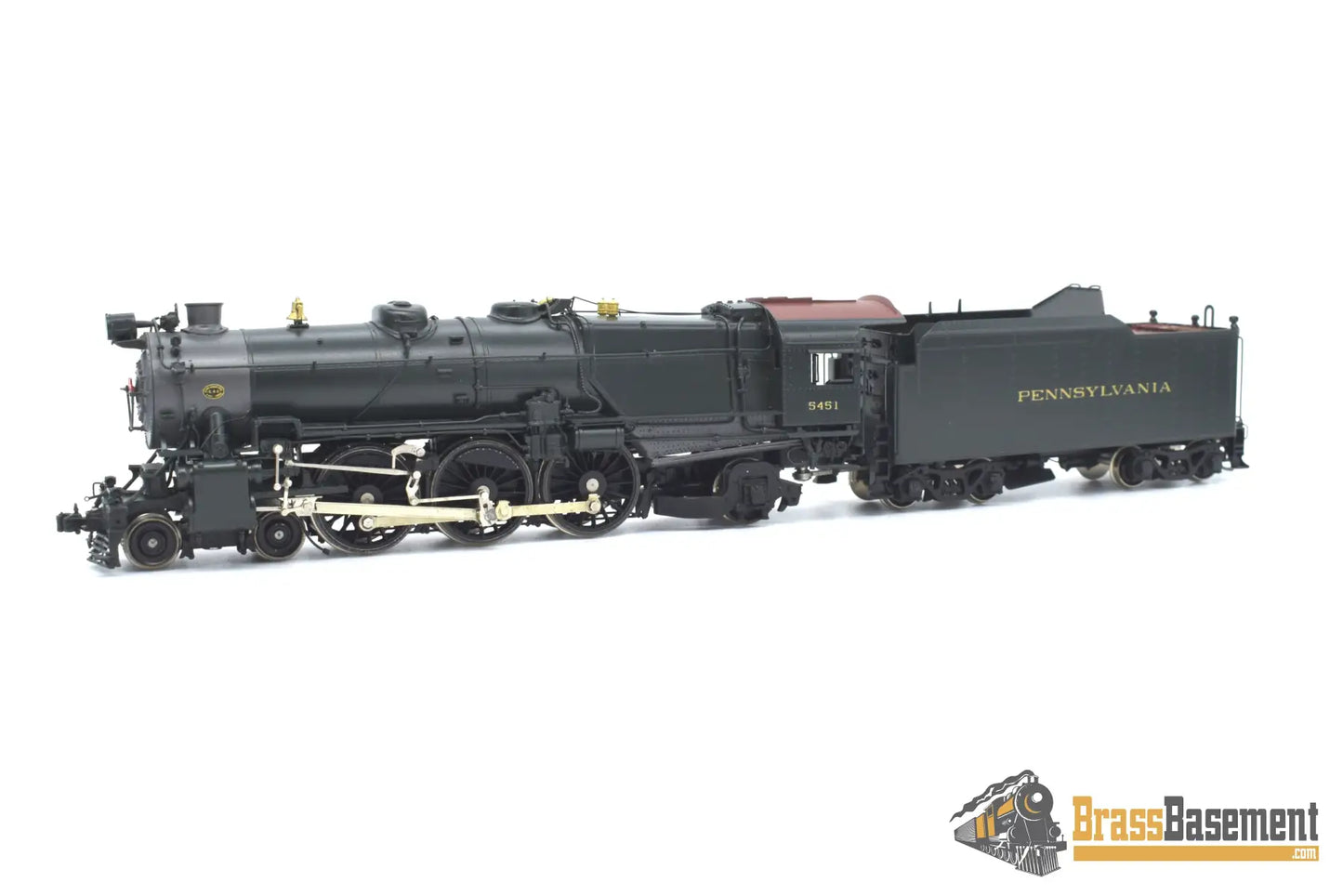 Ho Brass - Railworks Pennsylvania Railroad Prr K - 4S 4 - 6 - 2 Pacific #5451 Factory Paint Dcc