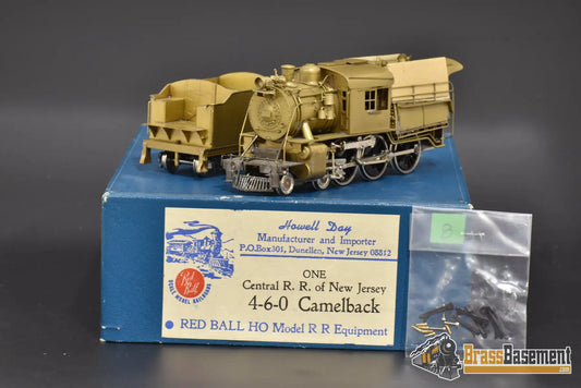 Ho Brass - Red Ball Central Of New Jersey Cnj Camelback 4 - 6 - 0 Run One Mint Steam