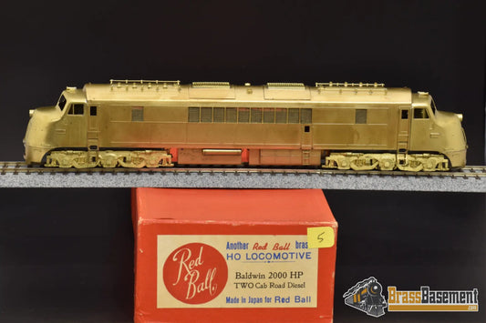 Ho Brass - Red Ball Cnj Double - Ender Dr - 6 - 4 - 2000 Kumata Built Diesel