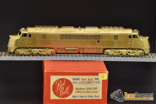 Ho Brass - Red Ball Cnj Double - Ender Dr - 6 - 4 - 2000 Kumata Built Diesel