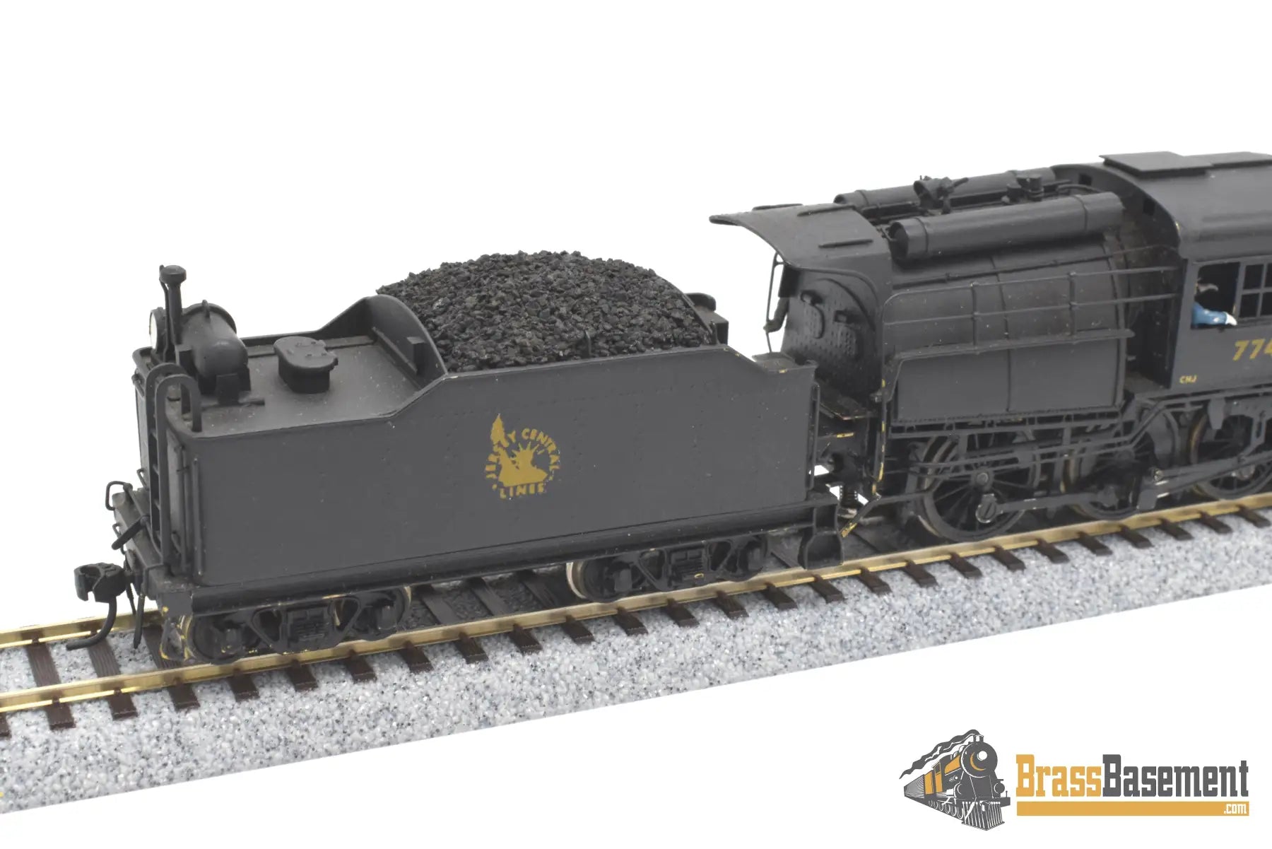 Ho Brass - Red Ball/Howell Day Central Of New Jersey Cnj 4 - 6 - 0 Camelback #774 Custom Paint Steam