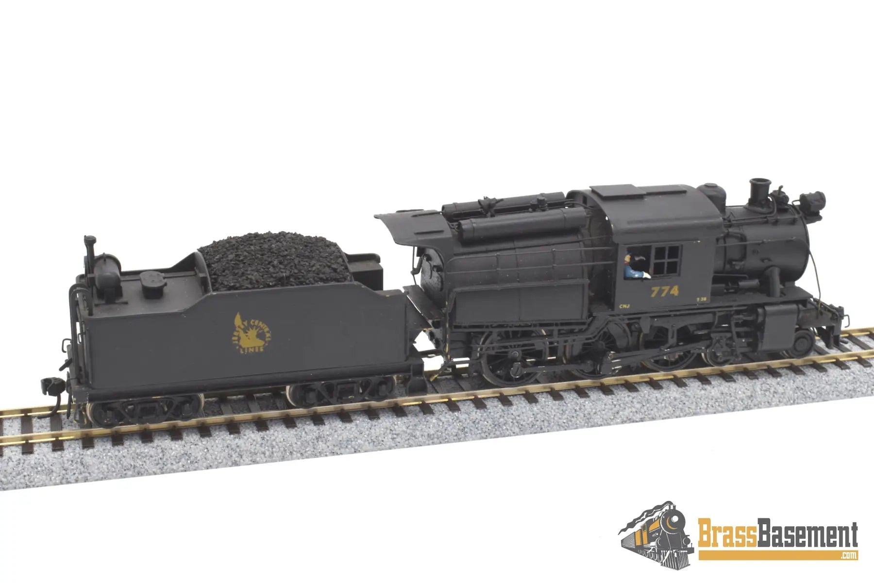 Ho Brass - Red Ball/Howell Day Central Of New Jersey Cnj 4 - 6 - 0 Camelback #774 Custom Paint Steam