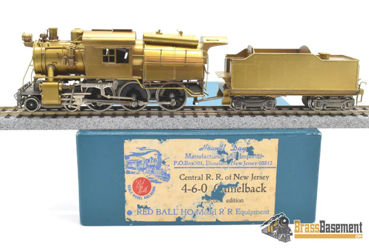 Ho Brass - Red Ball/Howell Day Central Of New Jersey Cnj 4 - 6 - 0 Camelback Unpainted #3 Steam