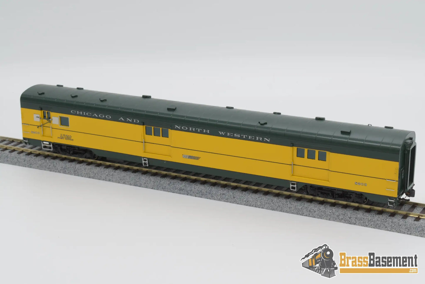 Ho Brass - Rwc Railway Classics Cnw12 Baggage 60’ Mail Rpo Factory Paint Passenger