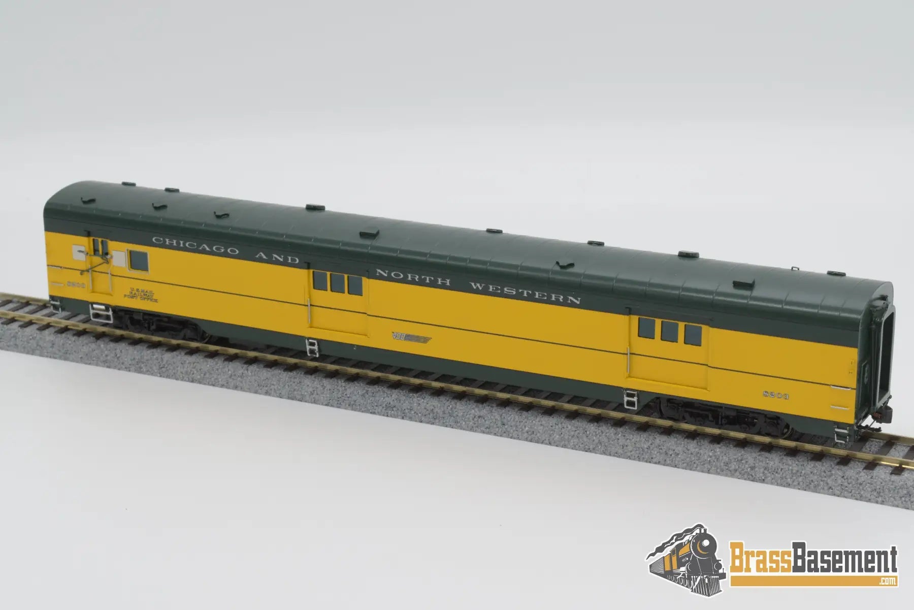 Ho Brass - Rwc Railway Classics Cnw12 Baggage 60’ Mail Rpo Factory Paint Passenger