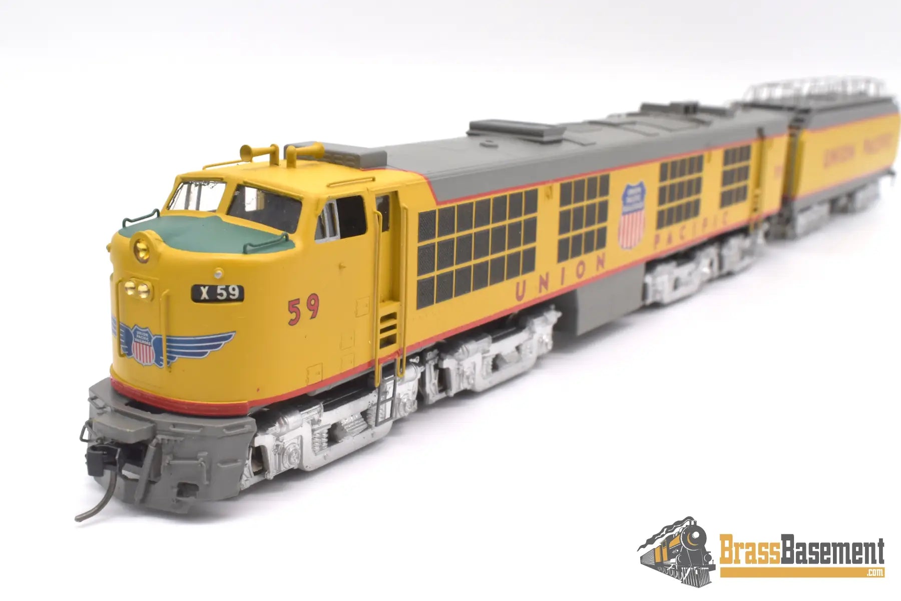 Ho Brass - Soho 1001 Union Pacific Up Standard Turbine ‘Slab Side’ #59 Custom Paint